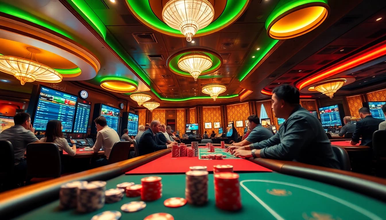 Experience the excitement of trang chủ hm88 with engaging online betting scenes and a vibrant casino atmosphere.