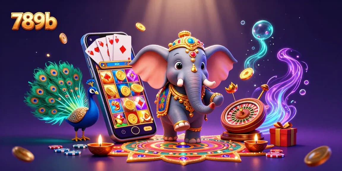 Engage with the vibrant 789b casino world featuring colorful slot games, lively characters, and dazzling effects
