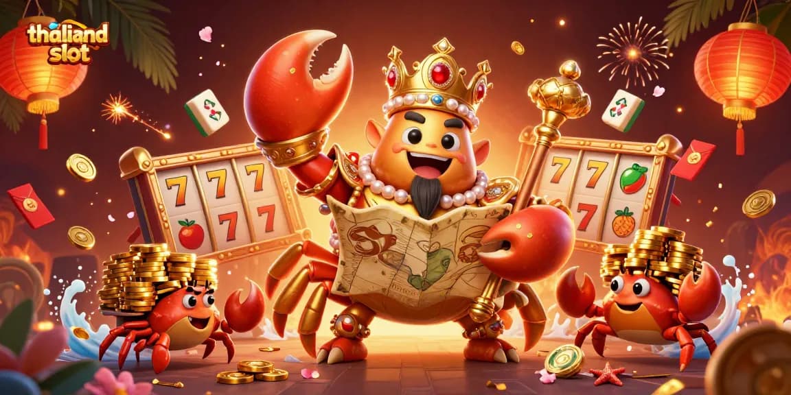 Experience thrilling wins with thailand slot featuring dynamic characters, slot reels, and festive elements.