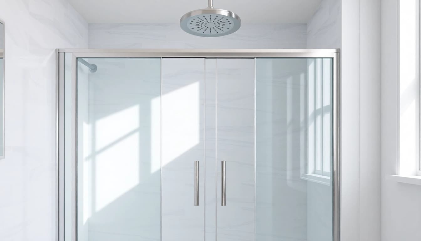Showcasing shower sliding doors that blend elegance with functionality in a stylish bathroom.