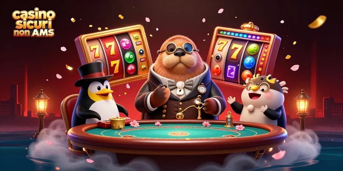 Gioca nei casino sicuri non AAMS con la fortuna di un foca jolly a un tavolo da poker sottomarino.