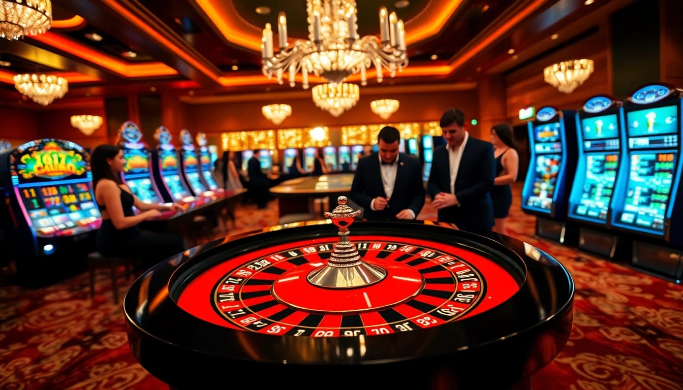 Expérimentez l'excitation au meilleur casino en ligne avec des tables de roulette et de poker vibrantes.