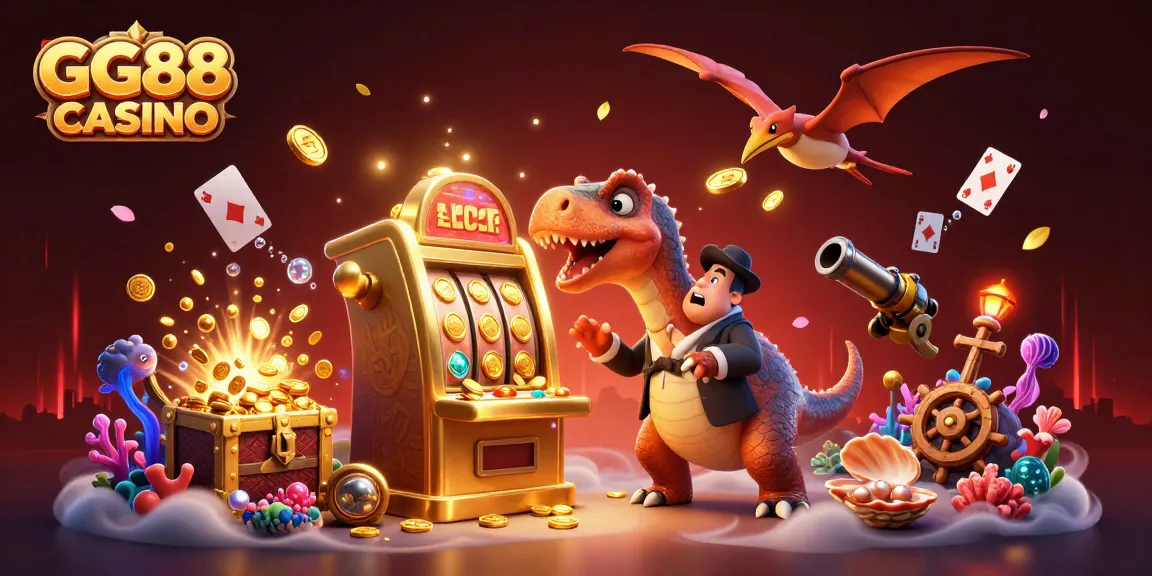 Experience thrilling wins at GG88 CASINO with colorful characters and dynamic gameplay in a vibrant setting.