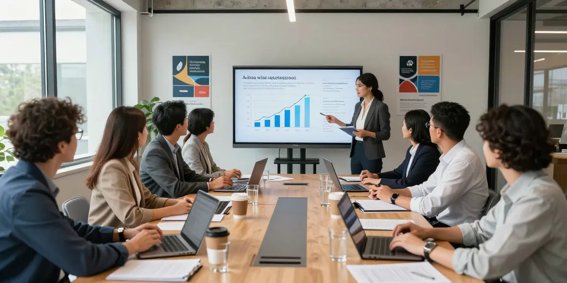 Dynamic business meeting at https://factors.org.uk, showcasing collaboration and data-driven strategy.