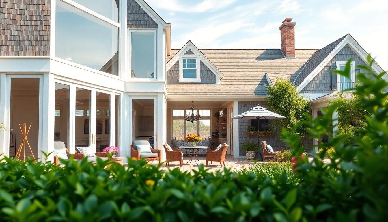 Stunning cape cod home addition highlighting modern features and a coastal atmosphere.