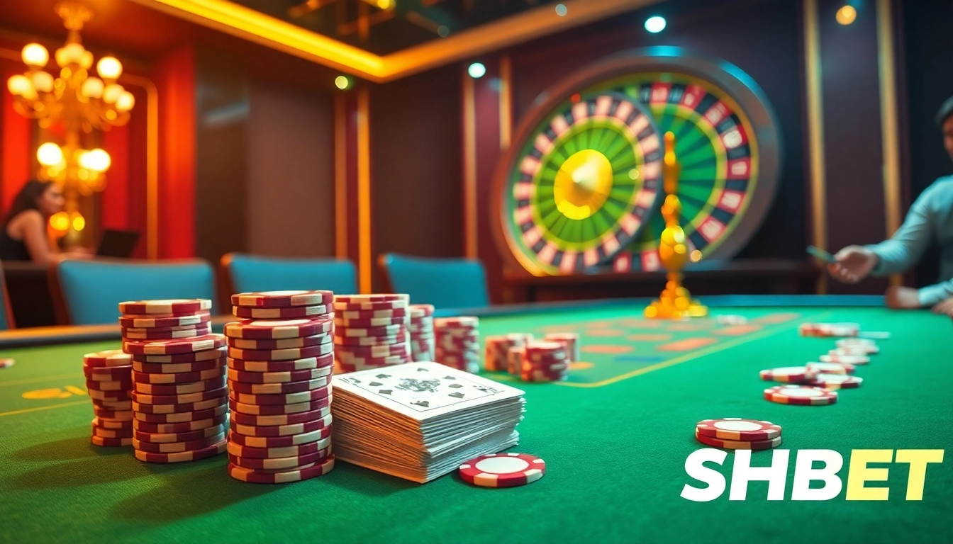 Experience the thrill of winning at SHBET with lively poker games and dazzling casino elements.