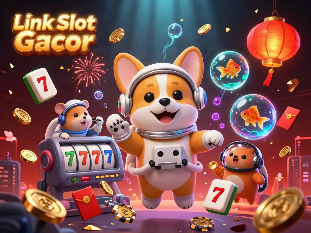 Menangkan jackpot dengan Link Slot Gacor di kasino luar angkasa yang penuh slot dan koin emas.