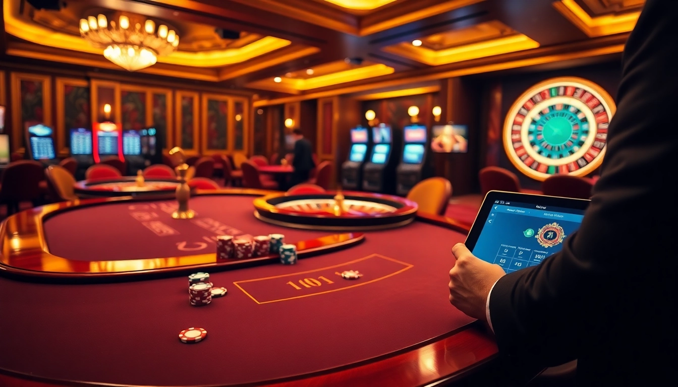 Découvrez l'excitation du meilleure casino en ligne avec du poker à mises élevées et des tables de jeu luxueuses.