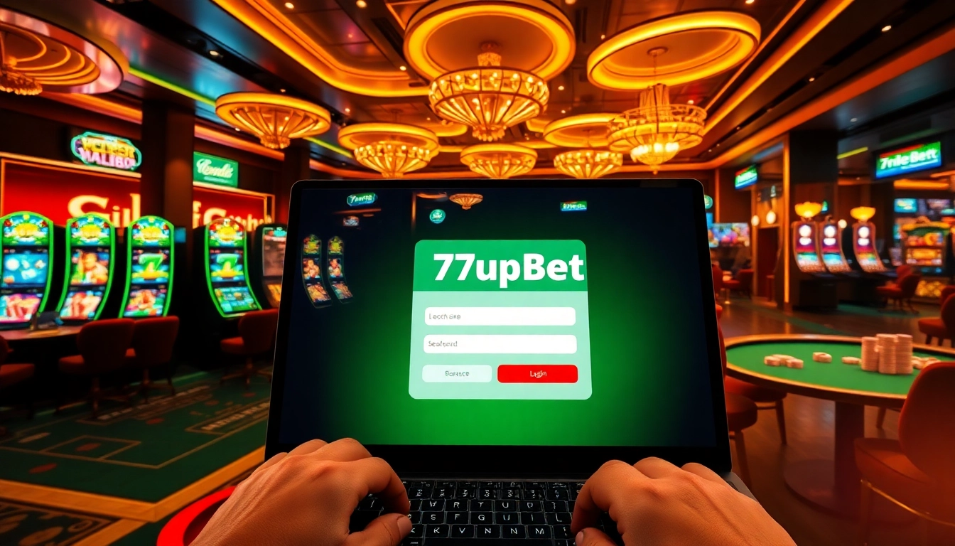 Engage with excitement through the 7upbet login at a luxurious virtual casino.