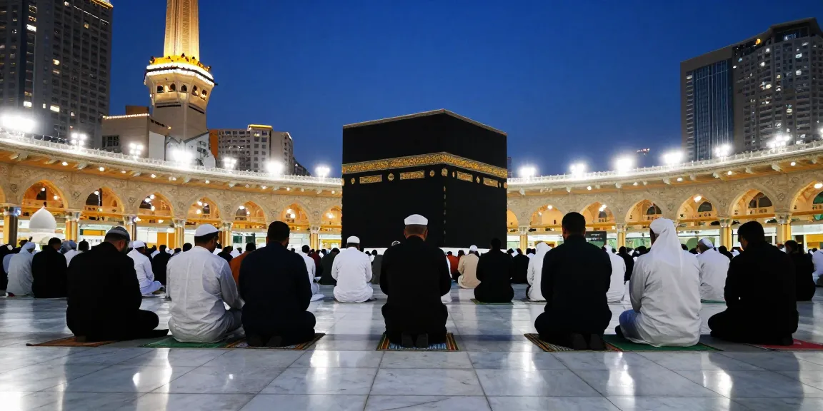 Inspiring Umroh Itikaf experience in Masjid Al-Haram, spiritual journey and adventure for travelers.