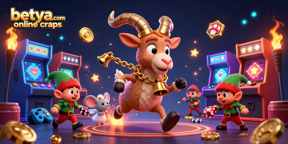Experience thrilling gameplay at betya.com online craps amid festive cartoon chaos.