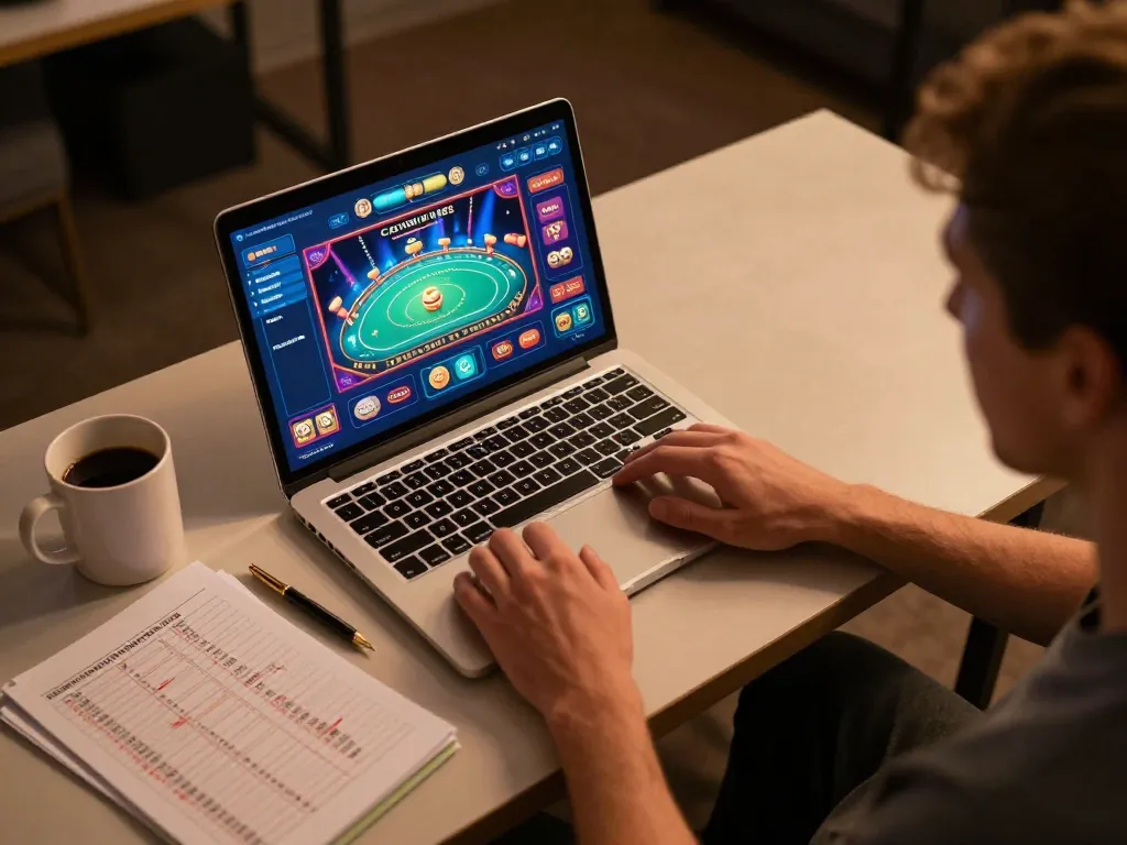 Terlibat dengan link slot di antarmuka kasino online yang semarak selama permainan strategis