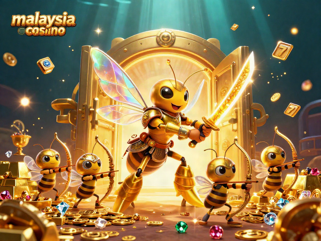 Experience the excitement of a malaysia online casino with vibrant 3D characters and dynamic elements.