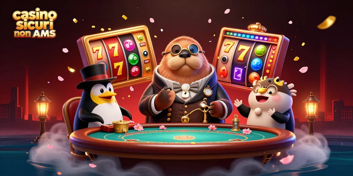 Gioca nei casino sicuri non AAMS con la fortuna di un foca jolly a un tavolo da poker sottomarino.