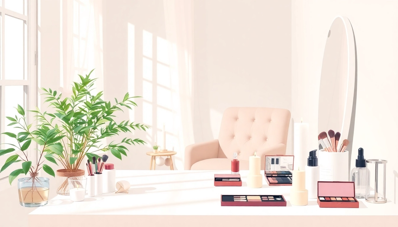 Useful beauty ideas showcased in a serene beauty space with skincare products and calming decor.