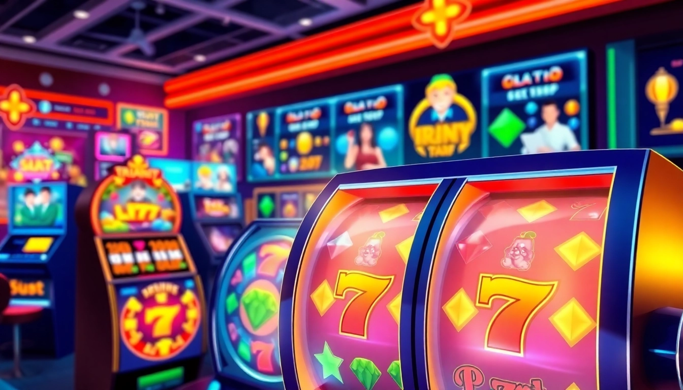 Mainkan slot depo pulsa dengan antarmuka permainan menarik dan peluang menang yang cerah.