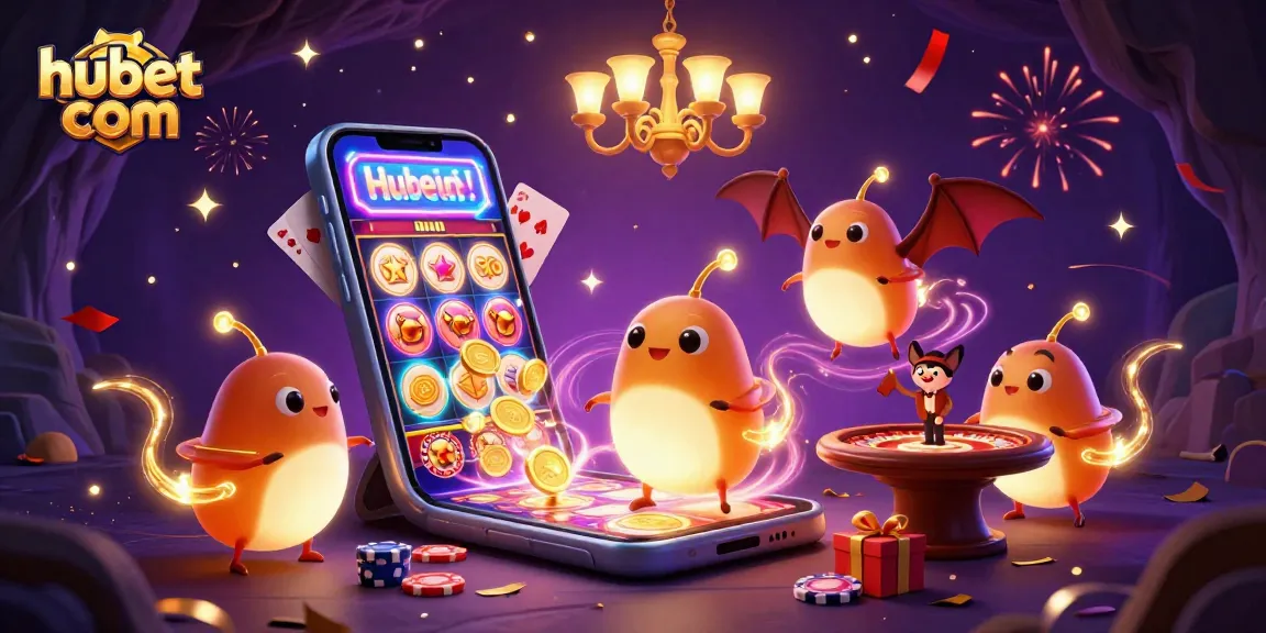 Experience vibrant gameplay at hubet com with glowworms in a dazzling casino atmosphere.