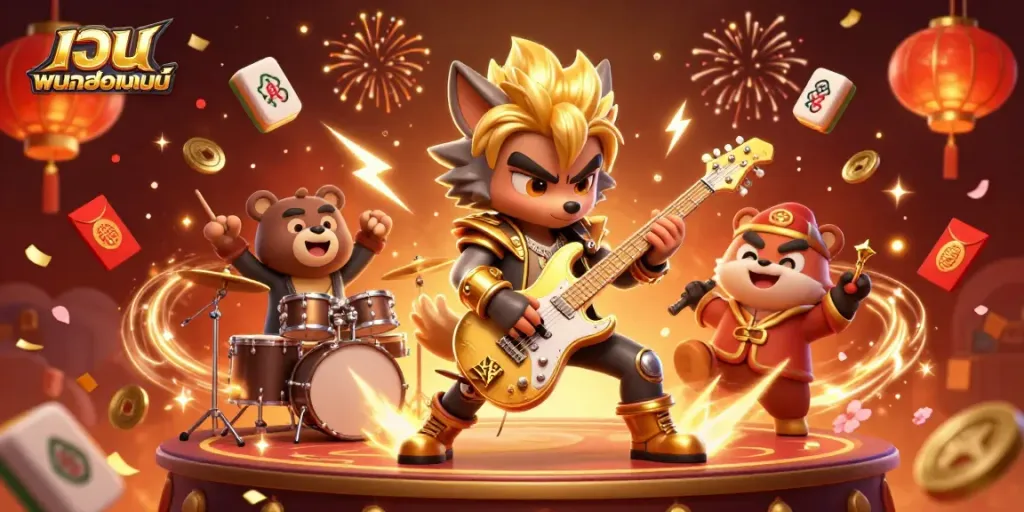 เล่นเกมบนเว็บ พนันออนไลน์ กับภาพการเฉลิมฉลองในคาสิโนที่น่าตื่นเต้น