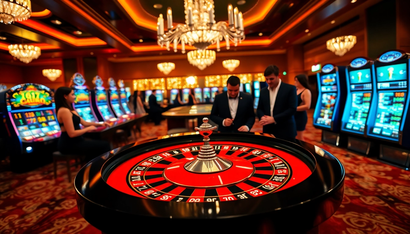 Expérimentez l'excitation au meilleur casino en ligne avec des tables de roulette et de poker vibrantes.