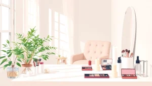 Useful beauty ideas showcased in a serene beauty space with skincare products and calming decor.