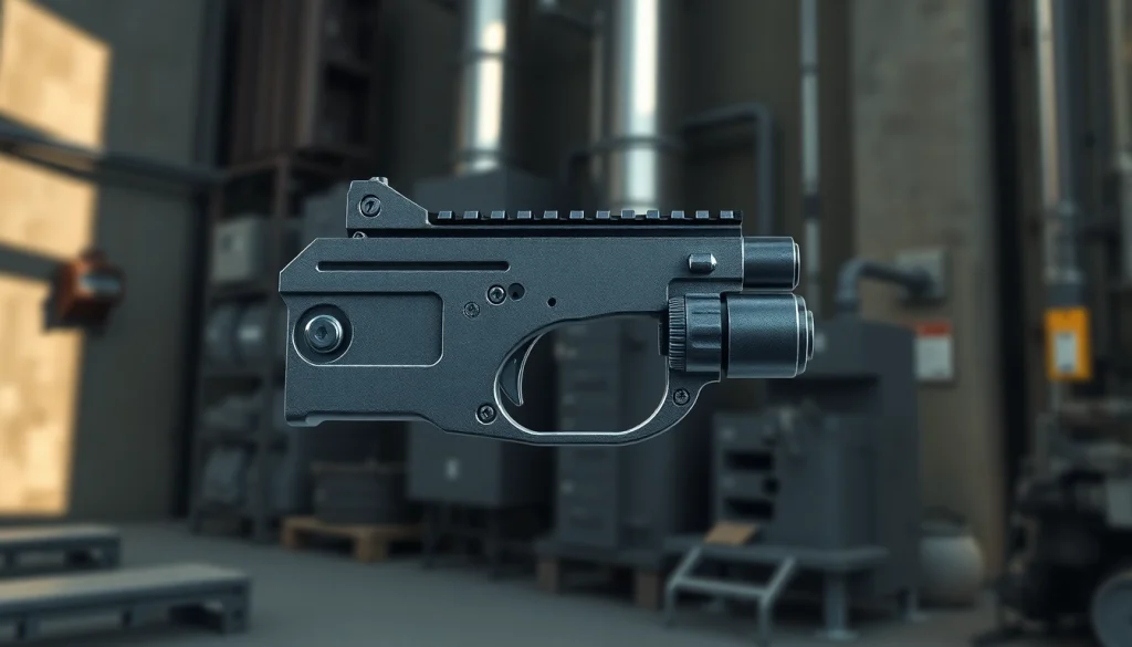 Forced reset trigger mechanism showcasing detailed engineering and design features.