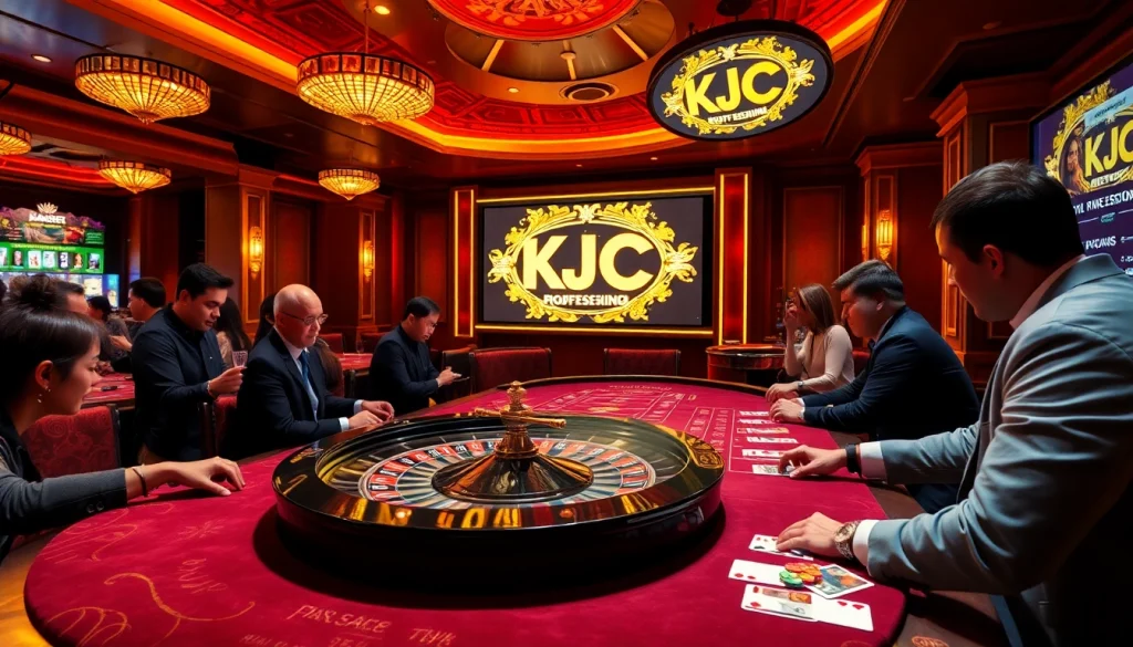 Experience thrilling gameplay at https://www.kjc.global/ with vibrant casino tables and exciting wins.
