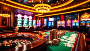 Engaging gambling environment showcasing the excitement of nep rijbewijs kope with roulette and poker.