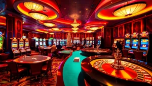 Experience the thrill of gaming at u888 com with luxurious tables and vibrant scenes.