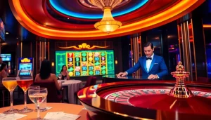 Experience the excitement at situs judi slot online Naga169 with vibrant slot machines and a luxurious casino atmosphere.