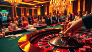 Experience the thrill of betting at https://ww88.cards/ with colorful chips and a spinning roulette wheel.